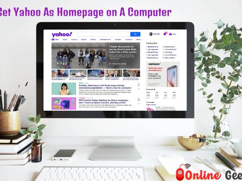 Creating Yahoo My Homepage On My Computer